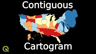 QGIS 318 Contiguous Cartograms [upl. by Adneral404]