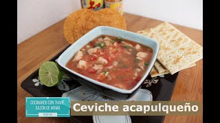 Ceviche acapulqueño de pescado [upl. by Eanal]