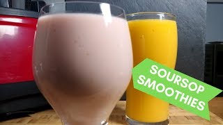 3 Easy Soursop Smoothies [upl. by Aicekal]