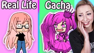 GACHA LIFE VS REAL LIFE [upl. by Ravid]