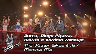 Aurea Diogo Piçarra Marisa Zambujo  quotThe Winner Takes it Allquot  quotMamma Miaquot  The Voice Portugal [upl. by Hy]