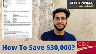 Received Offer Letter  Centennial College  How To Pay College Fees  How To Save Your Money [upl. by Nailimixam]