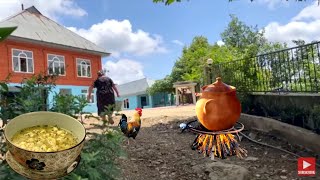 GRANDMOTHERS COOK A DELICIOUS WINTER LUNCH MEAT DUMPLINGS [upl. by Orlene]