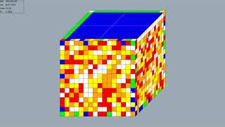 16x16 Rubiks cube in 2207245 [upl. by Chubb]