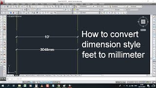 How to convert your dimension feet to meters easy method [upl. by Neeluj]