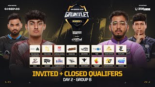 TEC GAUNTLET SEASON 1  BGMI  GROUP B  DAY 2 ft S8ULGG GlobalEsportsIn officialscoutop OrangutanTV [upl. by Etnoval]