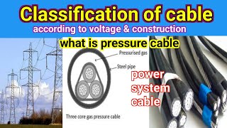 Classification of cables  power and control cables [upl. by Ahsinwad]