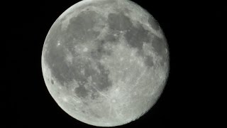 Canon FD 100300 F56 on AF101 Moontest 600mm 1200mm 2400mm handheld [upl. by Gracia]