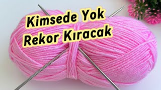 KOLAY YELEK ÖRNEĞİ  YELEK MODELİ örgü yelek yelekörneği knitting crochet [upl. by Sheridan]