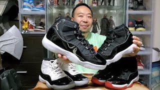 廣東話 Air Jordan 11 quotJubileequot 開箱 unboxing  Sizing [upl. by Vilberg]