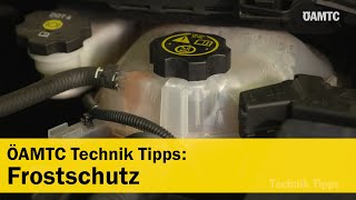 TechnikTipp Das Fahrzeug vor Frost schützen  ÖAMTC [upl. by Zetta]