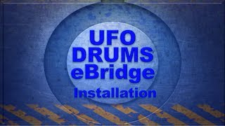 UFODrums eBidge Installation [upl. by Rois]