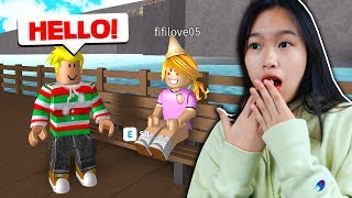 I met a BOY Roblox Bloxburg Roleplay [upl. by Pelagia]