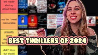 Tier Ranking the BEST Thriller  Mystery Books I read in 2024 ⭐📚 Spooky Book Recs for your Fall TBR [upl. by Suqram565]