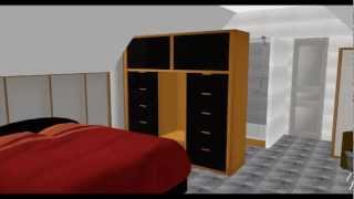 Créationsuite parentalesalle de baindouche italienneprojetvisualisationchambre3D [upl. by Sonnie]