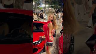 🔥Monaco girls nightlife👠 monaco supercars billionaires carspotting shorts [upl. by Alacim]