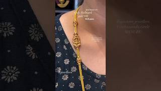 👌💎 Beautiful latest gold mope chain design only 30 grams mangalsutra thalichain viralvideo viral [upl. by Neeron]