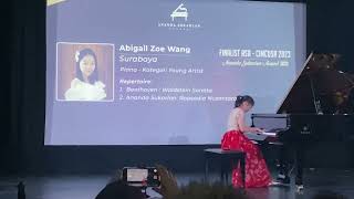 Abigail Zoe Wang Ananda Sukarlan’s Rapsodia Nusantara no 8 [upl. by Aehtorod]