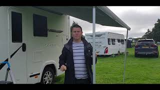 Motorhome awning retensioning [upl. by Nottage]