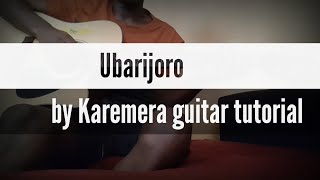 UBARIJORO BY Karemera guitar 🎸 tutorial fyp Guitar karahanyuze Burundi rwanda [upl. by Riancho158]