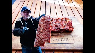 Perfekte BBQ Dicke Rippe oder Spareribs im Gasgrill Zart saftig würzig Salsa Marinade [upl. by Follmer]