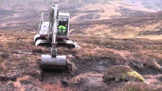 Peatland Restoration repairing peat hags on Mar Estate [upl. by Kellen]