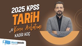 86 KPSS 2025 TARİH KADİR KOÇ ANADOLU TÜRK TARİHİ [upl. by Lias705]