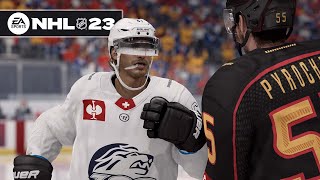 NHL 23 BE A PRO 1 RUSTYS NEW TEAM [upl. by Atillertse]