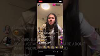 NEW MALU TREVEJO BEEF WITH DANIELLE BREGOLI INSTAGRAM LIVE must watch 72518 [upl. by Orest417]