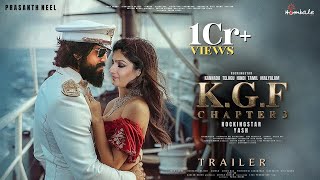 KGF Chapter 3  Trailer  HINDI  Rocking Star Yash  Prabhas  Raveena Tondon  Prashanth Neel 3 [upl. by Amian]