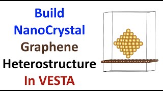 No Mic NanoCrystal  Graphene Heterostructure in VESTA [upl. by Lirrad]