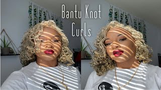 Bantu Knots on SisterlocksLocs  Knot Out  Peyton Reneé [upl. by Siramaj]