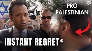 Vivek EDUCATES Pro Palestinian after being Confronted with quotGenocidequot Claim [upl. by Rieger847]