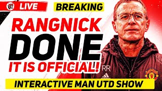 OFFICIAL Ralf Rangnick To United ANNOUNCED DONE  Man Utd News [upl. by Atokad]