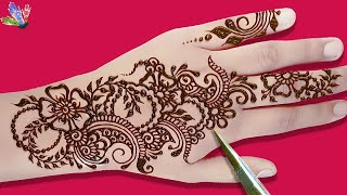 Mahadir Dijain Very Beautiful  Mehndi Ka Design  Mehndi [upl. by Ardnauqal]