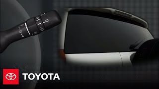 2011 RAV4 HowTo Rear Variable Intermittent Windshield Wiper  Toyota [upl. by Albina]