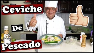 Como preparar Ceviche de pescado de forma rápida y fácil  Recetas para Alérgenos y Vegetarianos [upl. by Haroppiz]