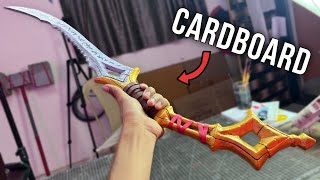 How I Made This Cool Sword Out Of Cardboard amp Clay [upl. by Colyer]