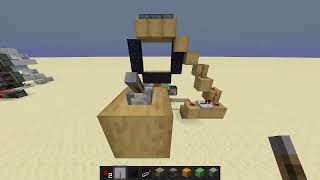 My First 3x3 Custom Piston Door D Im very new to redstone [upl. by Aneehc563]