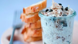 Recette  Rillettes de poulet aux câpres [upl. by Dedric]