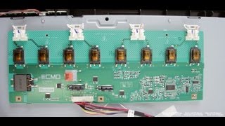 LCD TV Repair Tutorial  Backlight Inverter Common Symptoms amp Solutions  How to Fix LCD TVs [upl. by Cassi59]