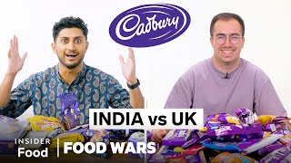 India vs UK Cadbury  Food Wars  Insider Food [upl. by Tiffani]