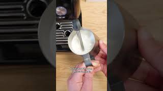 Steaming milk on breville barista express [upl. by Celle]