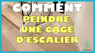 Comment peindre une cage descalier [upl. by Lahcar]