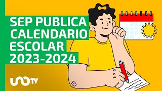 Calendario Escolar 20232024 cuándo serán los puentes y días festivos esto dice SEP [upl. by Tteraj]