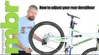 How to Set up and adjust your rear derailleur [upl. by Yemorej308]