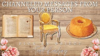 Channeled Messages From Your Person 💌 Pick A Card Tarot Reading [upl. by Loftis]