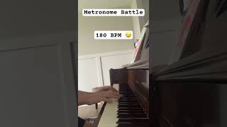 Metronome Battle piano pianomusic funny [upl. by Orelu]