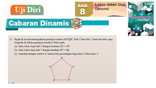 KSSM Matematik Tingkatan 3 Bab 8 lokus dalam dua dimensi uji diri no2 cabaran dinamis [upl. by Adieren42]