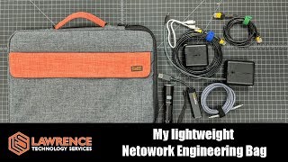 Whats in My Lightweight Network Engineering Laptop Bag [upl. by Nnahtur]